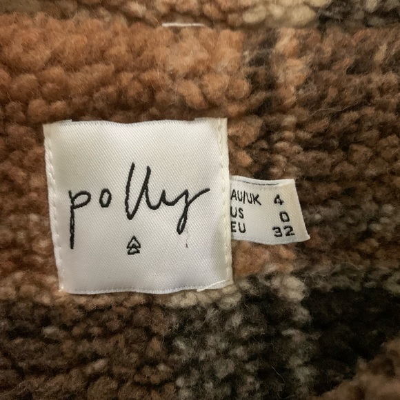Plaid Sherpa jacket from princess Polly - Picture 3 of 3